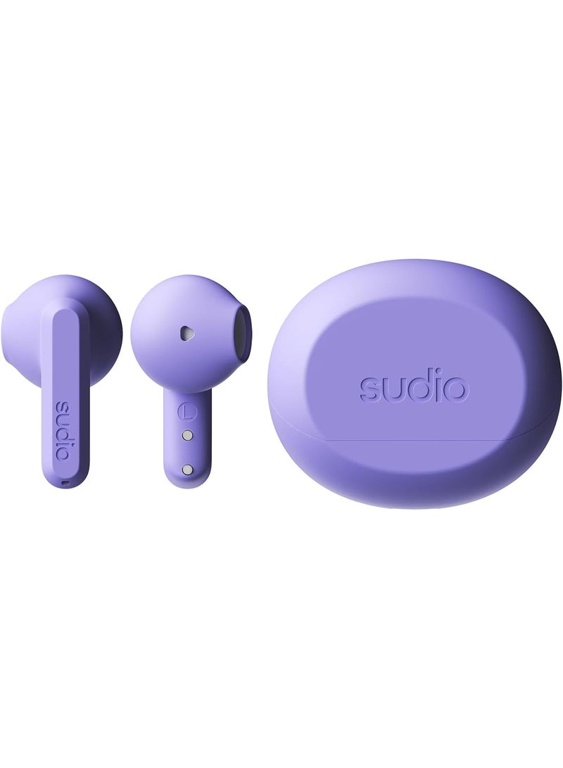 Sudio A3 All-Day Wireless Earbuds – 25H Playtime, Bluetooth 5.4, Sweat & Splashproof, Balanced Sound, Clear Calls with Enhanced Mics, USB-C Charging - Image 1